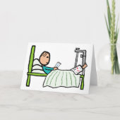 病院のベッド カード (正面)