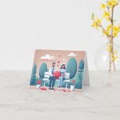 病院のラブシート カード (黄色い花)