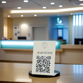 病院のロゴスキャナー専用 台座サイン