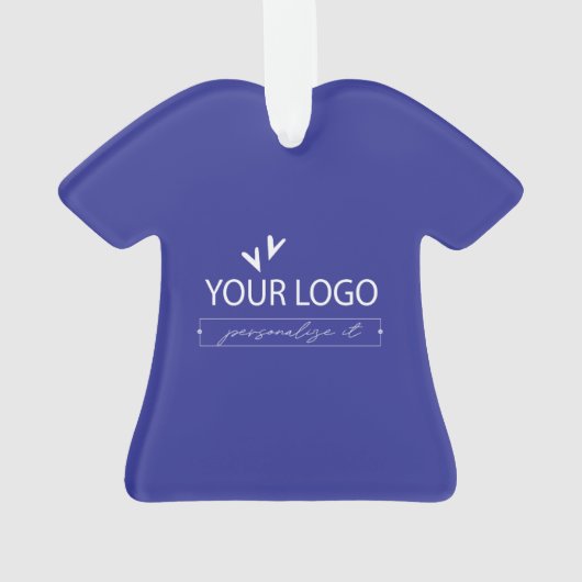 病院のロパーソナライズされたゴと名前クリスマス オーナメント (裏面)