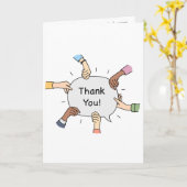 病院の医師と看護師への感謝のカード カード (黄色い花)