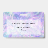 病院の医療スタッフ名バッジ バッジ (裏面)