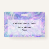 病院の医療スタッフ名バッジ バッジ (裏面)