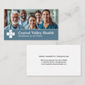 病院の医療チーム 名刺 (正面/裏面)