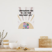 病院の医療引用文の個人用設定 ポスター (キッチン)