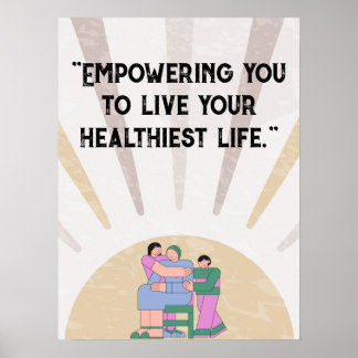 病院の医療引用文の個人用設定 ポスター