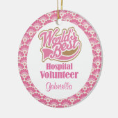 病院の有志のパーソナライズなオーナメント セラミックオーナメント (左)