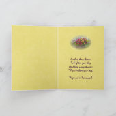 病院の花籠を元気にする カード (内部)