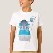 病院のTシャツに病気の蚊 Tシャツ (正面)