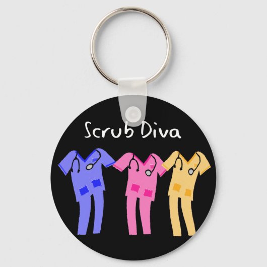 病院は着用者の贈り物を擦る キーホルダー (正面)