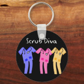 病院は着用者の贈り物を擦る キーホルダー (正面)