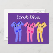 病院は着用者の贈り物を擦る ポストカード (正面/裏面)