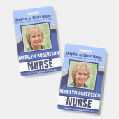 病院または診療所の名称バッジ バッジ (Front & Back)