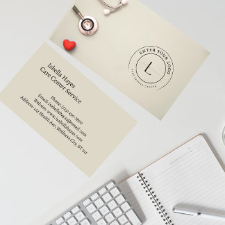 病院スタッフ医師看護名刺 名刺