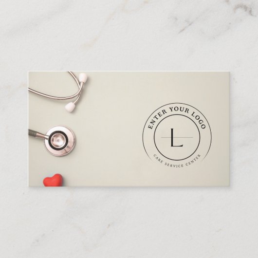 病院スタッフ医師看護名刺 名刺 (正面)