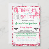 病院スタッフ評価週フローラ 招待状 (正面)