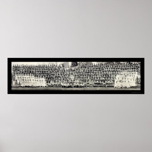 病院ナースWWI写真1918 ポスター (正面)