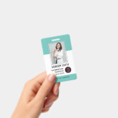 病院パーソナライズされた従業員のロゴと写真IDが間違っている バッジ (手持ち)