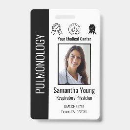 病院パーソナライズされた従業員のロゴと写真ID バッジ