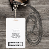 病院パーソナライズされた従業員のロゴと写真ID バッジ