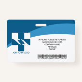 病院パーソナライズされた従業員の写真IDバッジ バッジ (裏面)