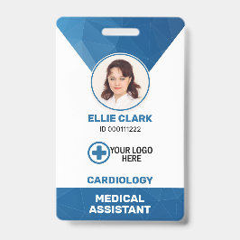 病院パーソナライズされた従業員、ロゴ、写真ID バッジ