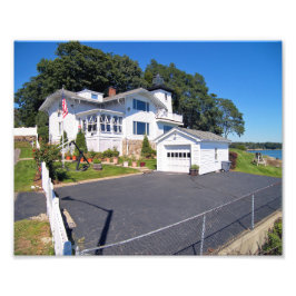 病院ポイントライトハウスマサチューセッツ州フォトプリント フォトプリント           