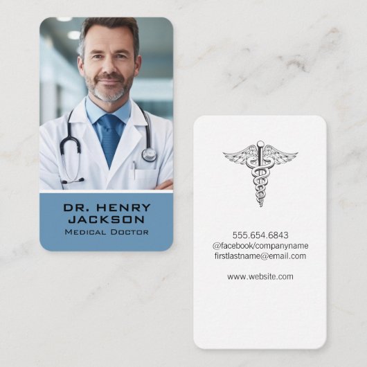 病院内医師 | ヘルス 名刺 (正面/裏面)