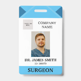 病院医師ナース気にの写真ID バッジ