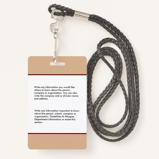 病院医療ナースNP社員写真 バッジ (裏面ランヤード)