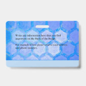 病院医療医ナースRN従業員写真 バッジ (裏面)