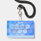 病院医療医ナースRN従業員写真 バッジ (裏面（ネックストラップ付）)