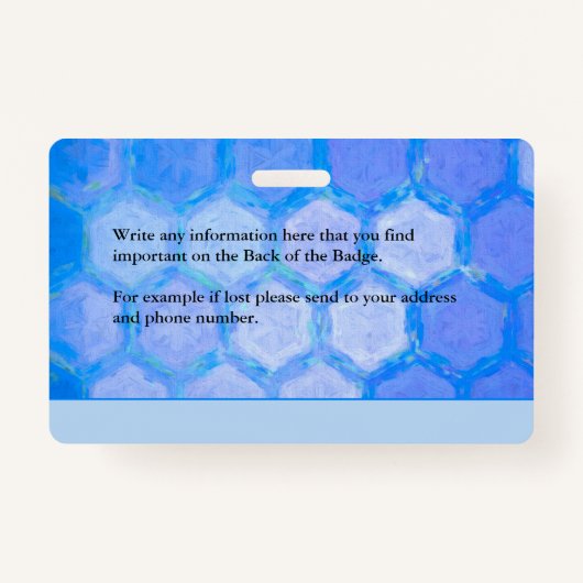 病院医療医ナースRN従業員写真 バッジ (裏面)