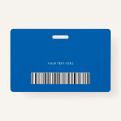 病院医療従事者RNナース写真ID バッジ (裏面)