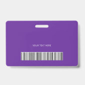 病院医療従事者RNナース写真ID バッジ (裏面)