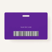 病院医療従事者RNナース写真ID バッジ (裏面)