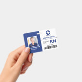 病院医療従業者登録ナースRN ID バッジ (手持ち)