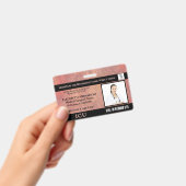 病院医療集中型気にICU社員の写真 バッジ (手持ち)