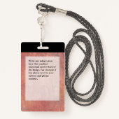 病院医療集中型気にICU社員の写真 バッジ (裏面ランヤード)