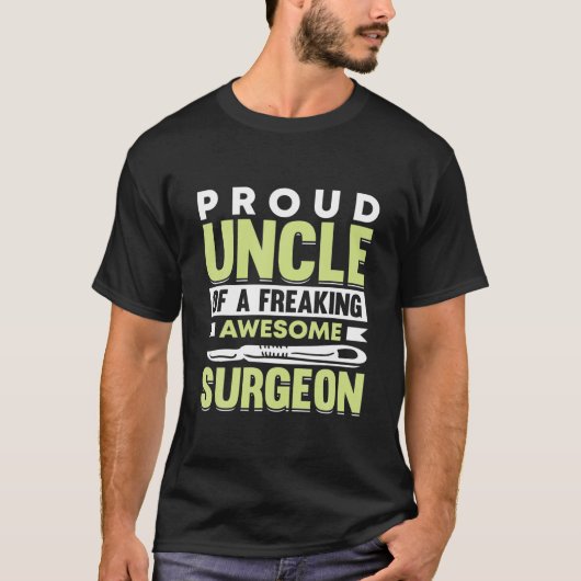 病院外科の医師外科医の叔父 Tシャツ (正面)
