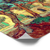 病院庭園の木々 | Vanゴッホ | ポスター (角)