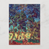 病院庭園の木々 | Vanゴッホ | ポストカード (正面)