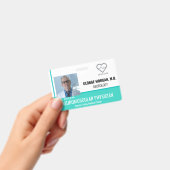 病院従業員の写真IDバッジ(バーコード付き) バッジ (手持ち)