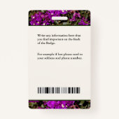 病院従業員IDカードロゴカスタム バッジ (裏面)