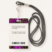 病院従業員IDカードロゴカスタム バッジ (裏面ランヤード)