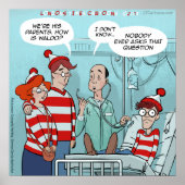 病院患者のポスターはおもしろいどう ポスター (正面)