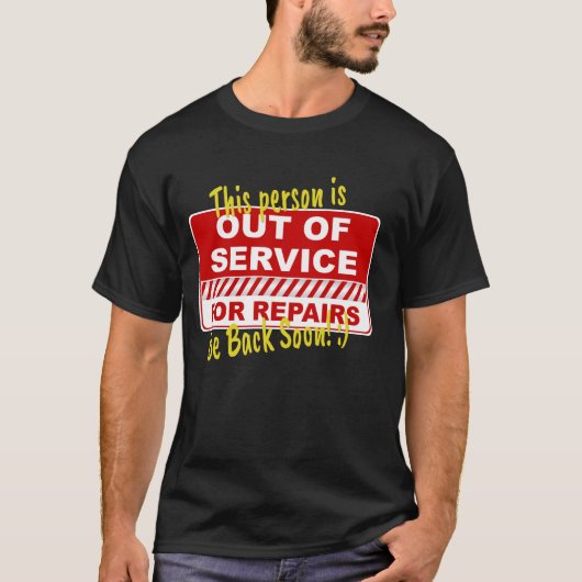 病院手術ギフト、おもしろいお尻膝ショルダーサー Tシャツ (正面)