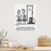 病院漫画1830 ポスター (キッチン)