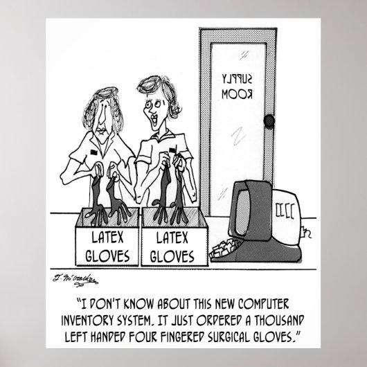 病院漫画1830 ポスター (正面)