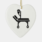 病院用ベッド セラミックオーナメント (右)